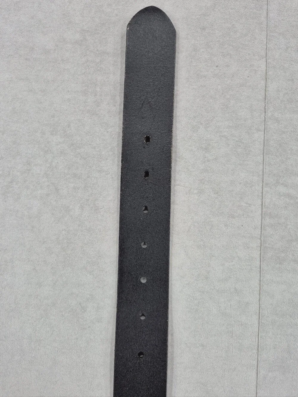 American Eagle Outfitters belt women's small black leather brass buckle